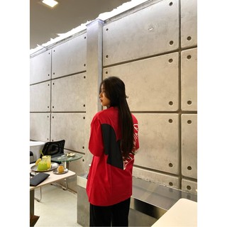 TEE BIG LOGO đỏ - ÁO THUN basic CHUỘT TRẮNG