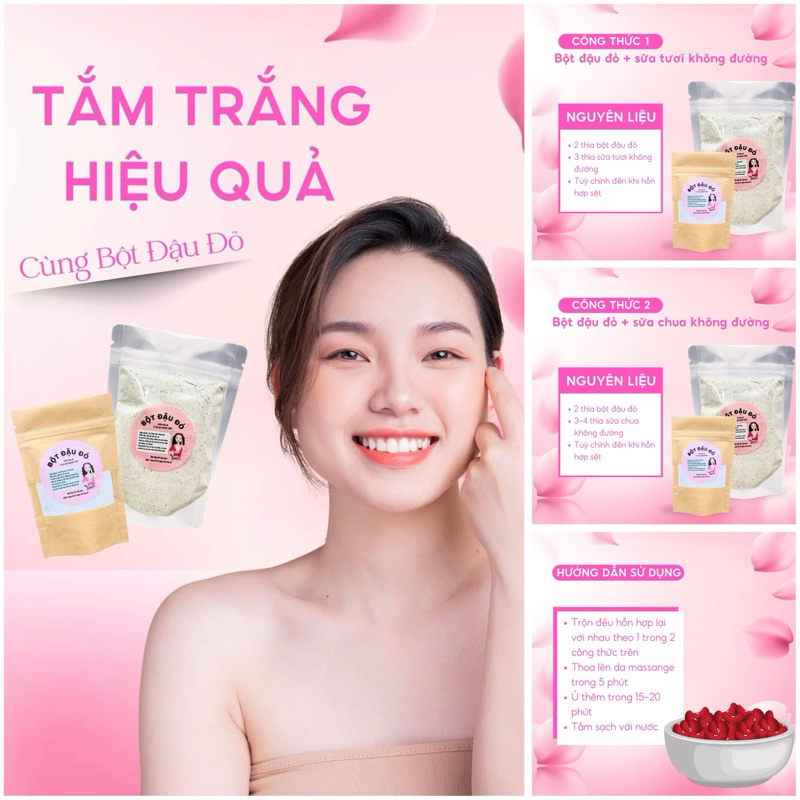 Bột trắng da 50gr (𝐂𝐡𝐢́𝐧𝐡 𝐡𝐚̃𝐧𝐠 & 𝐟𝐫𝐞𝐞𝐬𝐡𝐢𝐩)