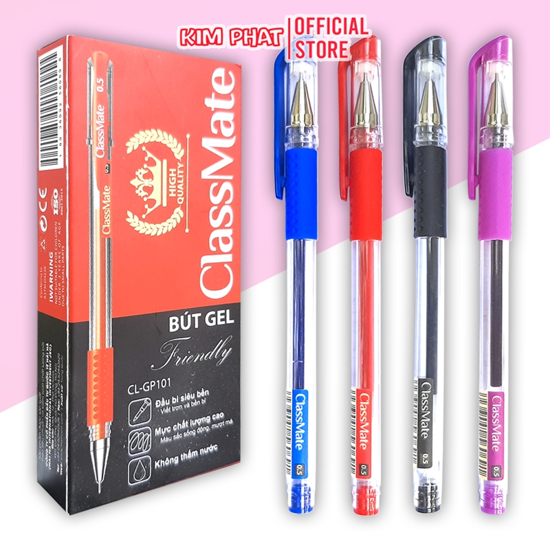 Bút bi Gel Nước ClassMate CL-GP101 Ngòi 0.5mm / Ruột CL-GR101 (1 Chiếc)