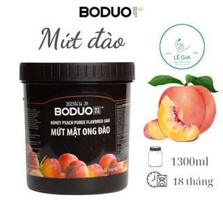 Mứt đào Boduo hộp 1,3kg