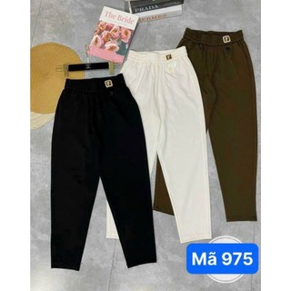 Quần baggy chất Umi Hàn loại 1 dày dặn co giãn thoải mái