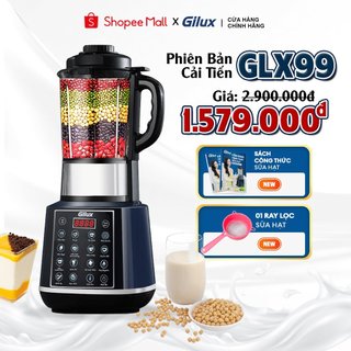Máy làm sữa hạt đa năng Gilux 15in1 chính hãng + TẶNG Sách Công Thức Sữa Hạt - BH 12 tháng