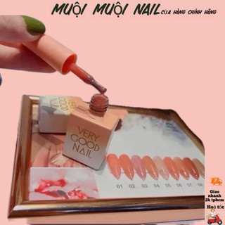 Set Sơn thạch Very Good Nail 9 màu - Tặng Bảng Màu, chất lượng