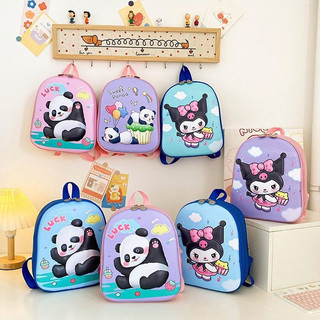 Balo cho bé mầm non, mẫu giáo 2-5 tuổi gấu trúc & kuromi blt16