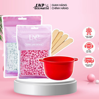 Combo sáp wax lông nóng  sáp trong và chén silicone giúp triệt lông tay chân , nách , râu,bikini
