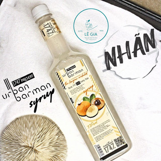 Siro Nhãn Urban Barman chai 730ml