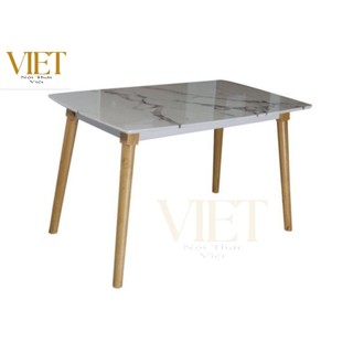 Bàn ăn gỗ cao su, bàn ăn gia đình Miễn phí giao HCM