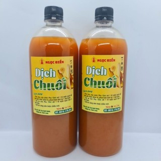 Dịch chuối, chai 1 lít