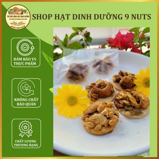 Bánh Đồng xu Mix hạt dinh dưỡng,bánh giòn rôm rốp,bánh không đường thích hợp ăn kiêng,ăn vặt,cho người bệnh tiểu đường.