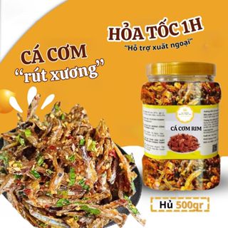 1kg Cá Cơm Rim Chua Ngọt Rút Xương Vị Tỏi Ớt Vị Biển Ăn Kèm Với Cơm Nóng Đậm Vị Miền Trung