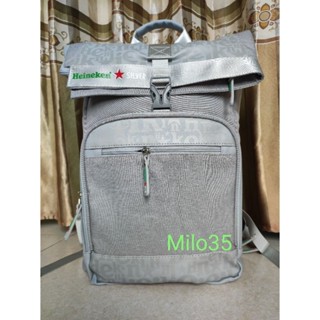 Balo laptop chống nước Heineken Silver phiên bản giới hạn 2023 đẹp bất chấp.