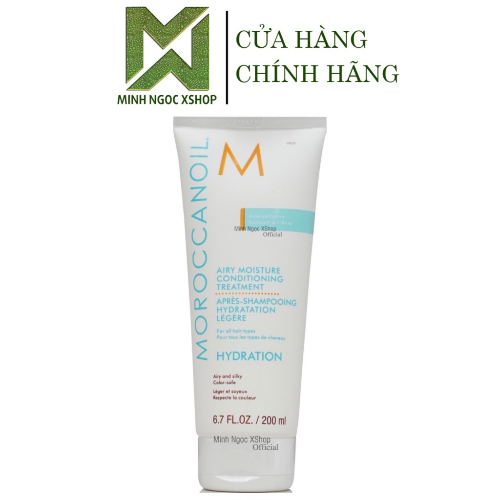 Dầu xả dưỡng ẩm công thức siêu nhẹ Moroccanoil Airy Moisture 200ML
