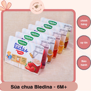 DATE T11-12 2024  Sữa Chua Bledina Lactes Pháp Cho Bé Ăn Dặm từ 6M+