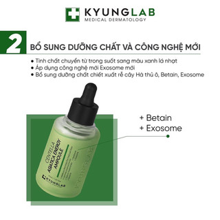 Tinh chất serum giảm mụn, ngừa mụn kyung lab acnes centella asiatica ampoule 50ml
