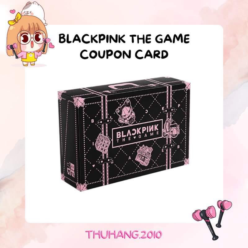 thuhang.2010 - [OFFICIAL] Bộ ảnh BPTG BLACKPINK THE GAME COUPON CARD