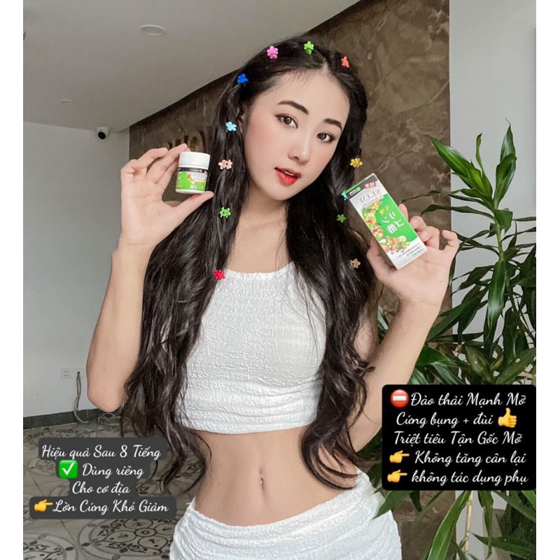 Viên Xổ Mỡ Đêm Súp Lơ Xanh Nhật Chính Hãng Hộp 10 Viên