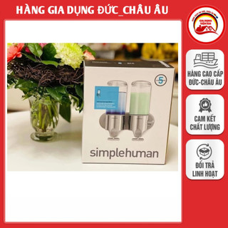 Bình đựng sữa tắm, dầu gội Simplehuman sét 2 bình, 440ml/ bình - nhập Đức