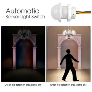 Công tắc cảm biến chuyển động hồng ngoại PIR _ Motion detector sensor switch