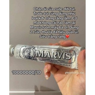 [CHÍNH HÃNG Ý] Kem đánh răng Marvis 85ml cao cấp siêu trắng răng
