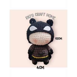 By Nana~ Batman Móc Khóa Len