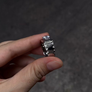 NHẪN HỘT LẤP LÁNH TITAN KHÔNG RỈ