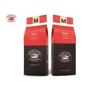 Cà phê rang xay Moka Highlands Coffee 200g/gói