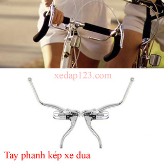 Tay phanh xe đua tay phanh kép xe đạp