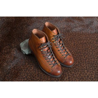 Giày Bốt Nam Cao Cổ Kiểu Dáng Monkey Boot Chất Liệu Da Bê Nhập Khẩu Thương Hiệu KNAR (JORMUNGAND)