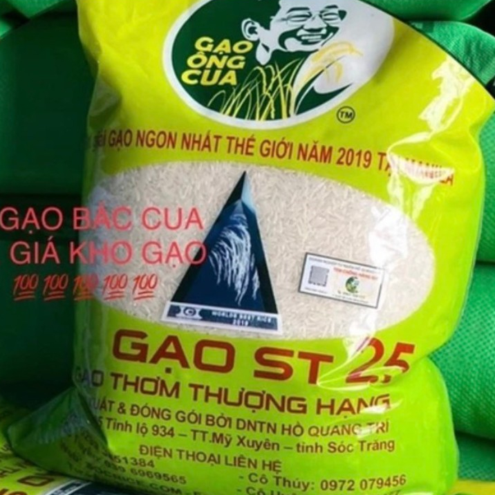 Gạo ST 25 chính hãng ( sóc trăng 25 ) combo 5ky | BigBuy360 - bigbuy360.vn