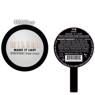 Phấn Phủ Dạng Nén Milani Make It Last Setting Powder 8g
