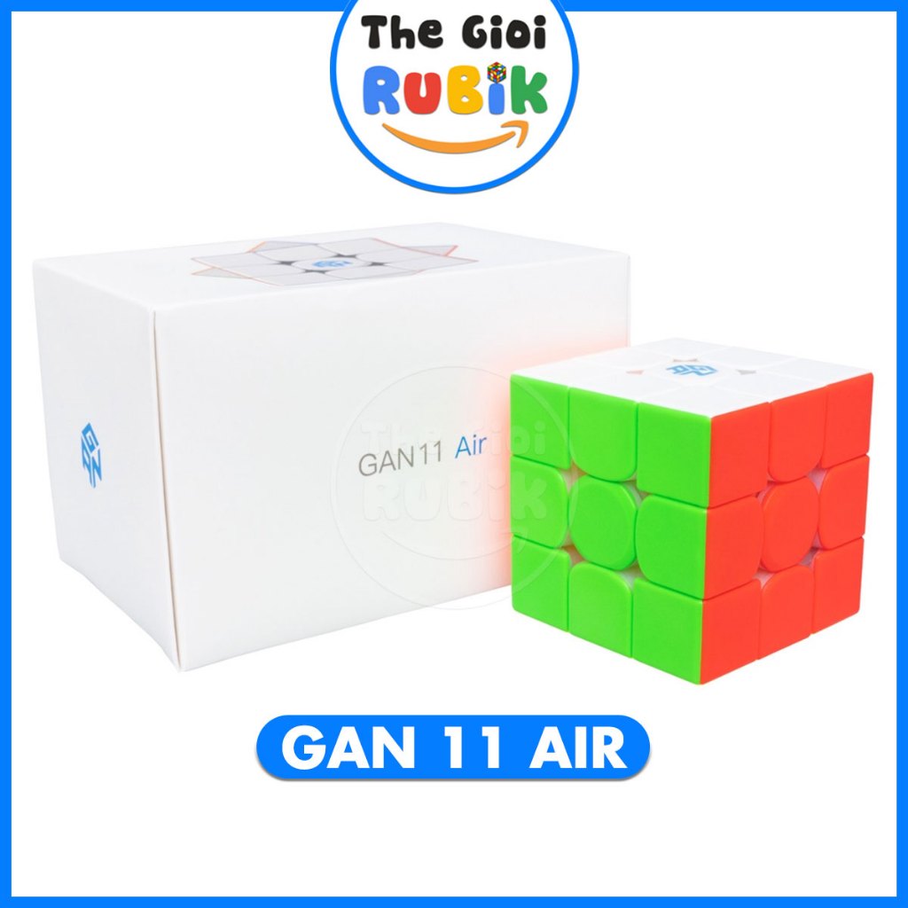 GAN 11 Air Rubik 3x3 Cao cấp Siêu nhẹ Chính hãng GAN CUBE. Đồ Chơi Thông Minh | The Gioi Rubik