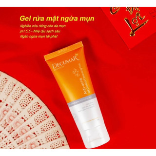 Bộ sản phẩm DECUMAR ADVANCED [Gel ngừa mụn, gel rửa mặt kiềm nhờn, kem chống nắng] (Decuma, dercuma, dercumar, advance]