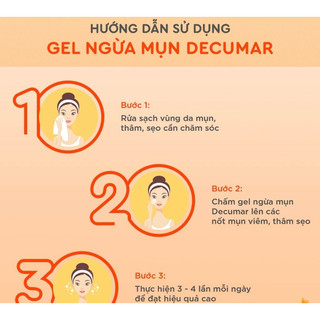 Bộ sản phẩm DECUMAR ADVANCED [Gel ngừa mụn, gel rửa mặt kiềm nhờn, kem chống nắng] (Decuma, dercuma, dercumar, advance]