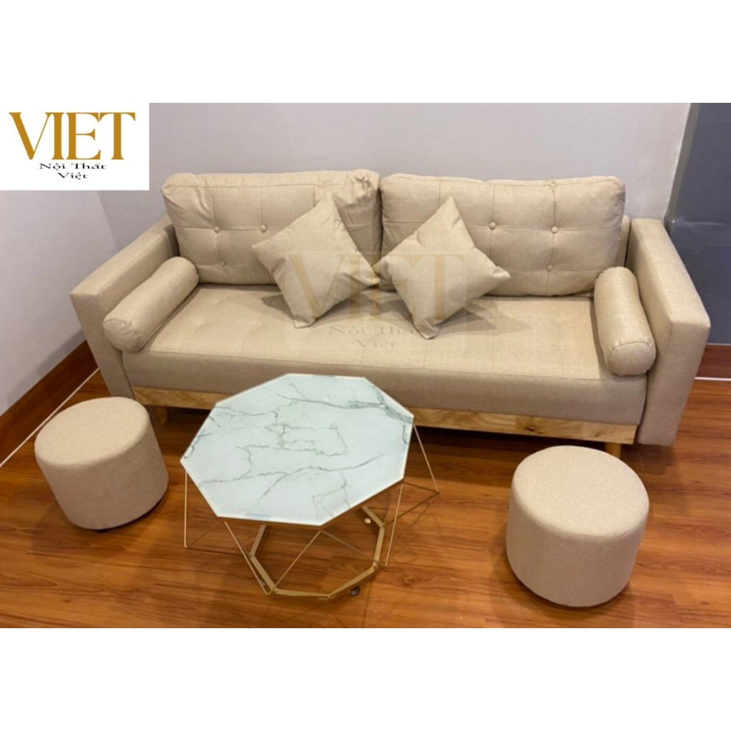Bộ ghế dài sofa tay vịn phòng khách, sopha băng