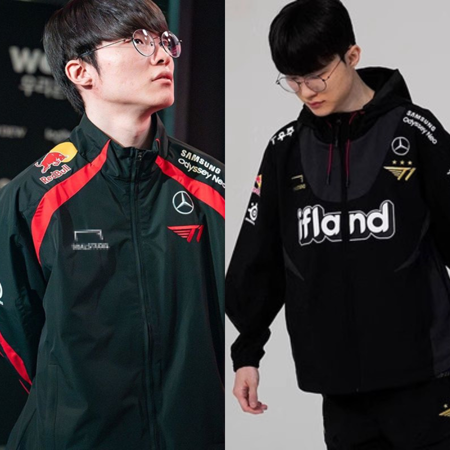 Áo khoác Jacket T1 LCK 2024,CKTG 2023 4 sao có đầy đủ size và tên thành viên