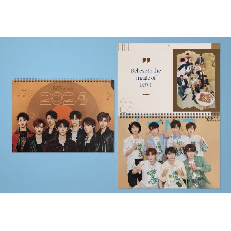 Lịch để bàn 2025 << TNT >> & << SEVENTEEN >> <BTS> và nhiều nhóm khác nữa