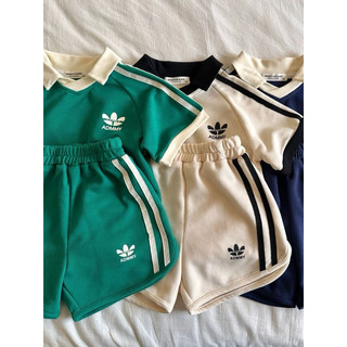 Bộ thể thao adidas hàng QC 2024 , bộ sọc thể thao cho bé , set thể thao kẻ sọc