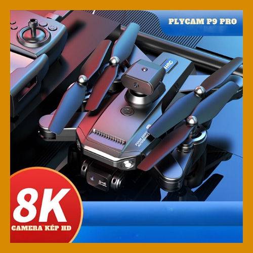 Flycam P9 PRO Carbon Camera 8K, Cảm Biến Tránh Chướng, Chế Độ Bay Thông Minh, Động Cơ Không Chổi Than Bền Bỉ | BigBuy360 - bigbuy360.vn