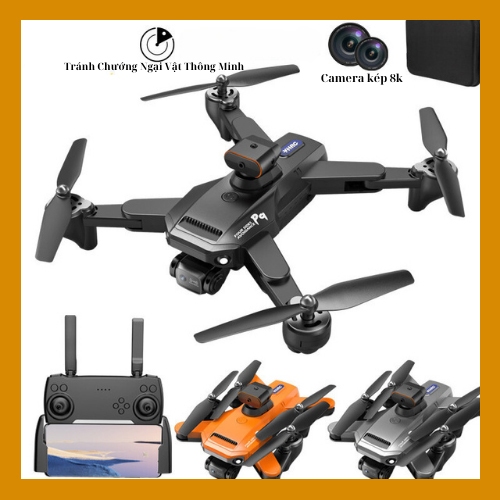 Flycam P9 PRO Carbon Camera 8K, Cảm Biến Tránh Chướng, Chế Độ Bay Thông Minh, Động Cơ Không Chổi Than Bền Bỉ | BigBuy360 - bigbuy360.vn