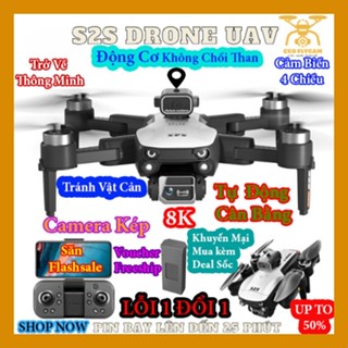 Flycam S2S Camera Kép Siêu Nét, Tránh Chướng Ngại Vật Thông Minh và Định Vị Luồng Quang Học Vững Chắc