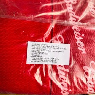Túi vải canvas du lịch Budweiser