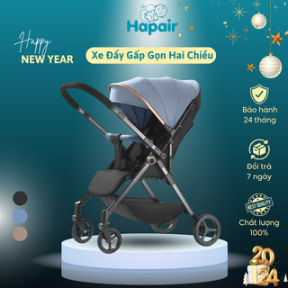 Xe Đẩy Cho Bé Hapair Gấp Gọn Hai Chiều Giảm Sóc An Toàn Tiện Lợi Cho Mẹ & Bé - Bảo Hành 2 Năm
