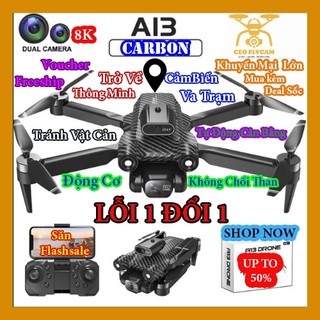 Flycam A13 Carbon Camera 4K, Chụp Ảnh Quay Video Trên Điện Thoại Từ Xa, Động Cơ không Chổi Than, Định Vị Luồng Quang Học