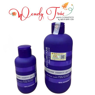 DẦU GỘI ELGON KHỬ ÁNH VÀNG DÀNH CHO TÓC TẨY TRẮNG NHUỘM CÁC MÀU TONE LẠNH ELGON SILVER SHAMPOO MẪU MỚI 300ML
