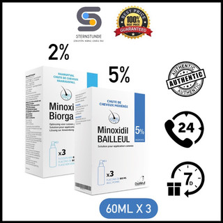 Xịt Mọc Tóc Bailleul Minoxidil cho nữ 2% và nam 5%