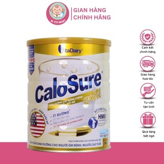 Sữa calosure gold ít đường hộp 900g - sữa cho người lớn tuổi