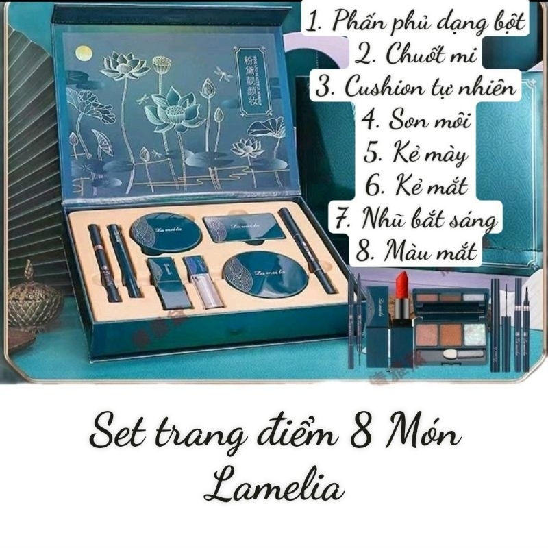 Bộ trang điểm 8 món Youliyoula- Lamelia Cổ trang trung hoa xịn sò chính beautycn