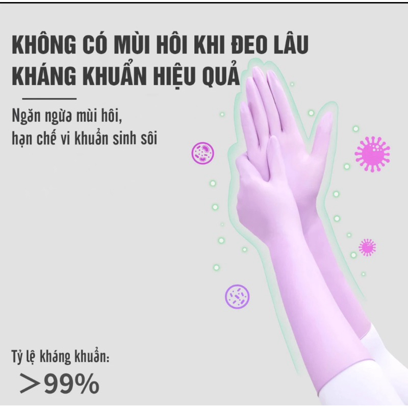 Găng Tay Cao Su BeeSurg rửa bát , Găng tay Cao Su , Găng tay nhà bếp , Găng tay vệ sinh