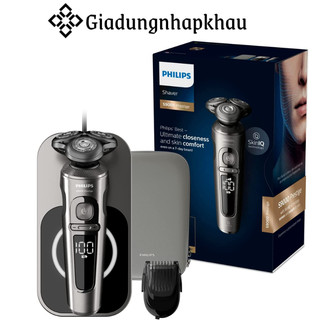Máy Cạo Râu Khô Và Ướt Philips Series S9000, Model SP9860/16, SP9885/35, Philips Saver, BH 24 Tháng, giadungnhapkhau19