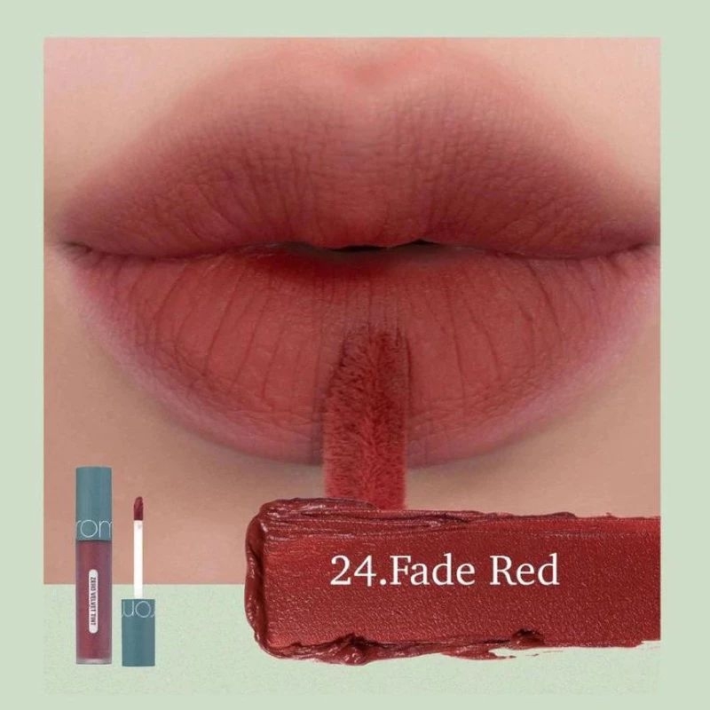 ❣️[XÃ KHO DATE 11/3/24] SON ROMAND Velvet Tint Zero - Màu Fade Red 👉🏻 [ NEW CHÍNH HÃNG FULL BOX]
